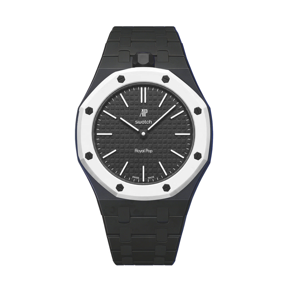 PR04-AP x Swatch Royal Pop Ceramic Strap and Case - Black Watch